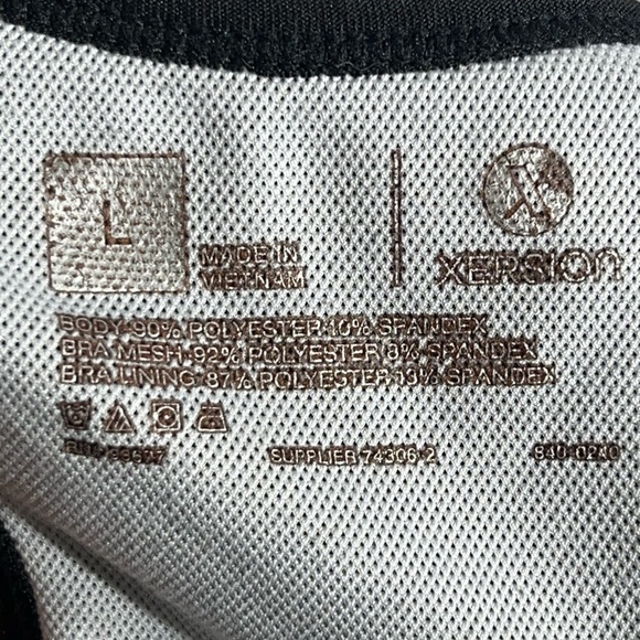 Super Cute Leafy Print Xersion Sports Bra youth L - Picture 4 of 6